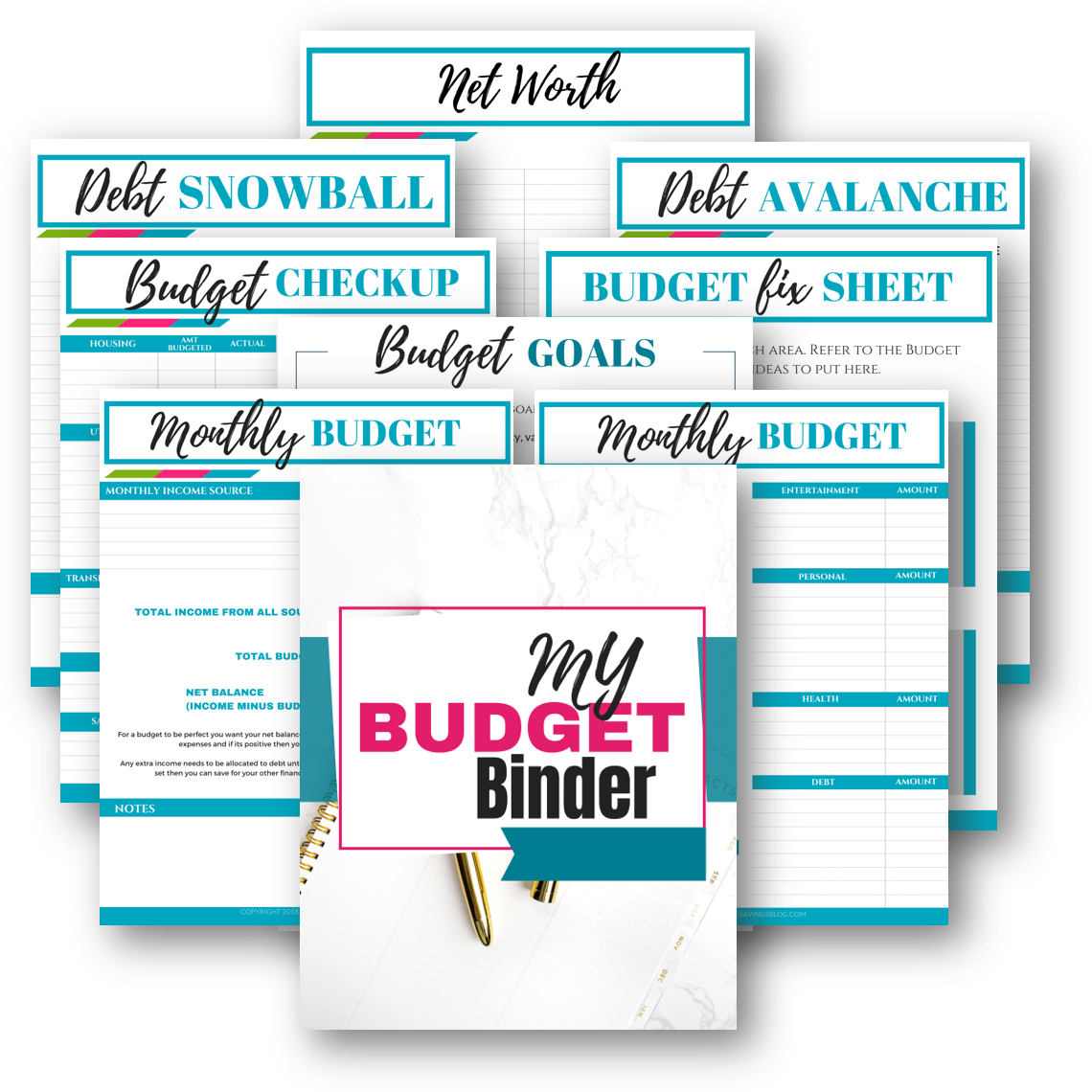 Deluxe Printable Budget Binder Bundle – Esavingsblog Digital Shop