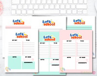 Back to School Planner Pages (6+ Pages)