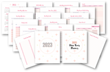 2023 New Year Planner (Two Versions Included)