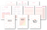 2023 New Year Planner (Two Versions Included)