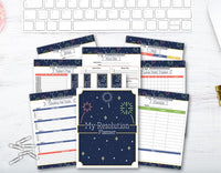 New Year Resolutions Planner {29 Pages}