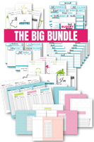 THE BIG BUNDLE! Deluxe Budget Binder | Fun Printables | Cash Envelopes and Trackers