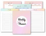 Weekly Planner { 5 Pages }