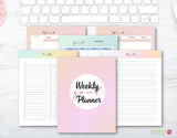 Weekly Planner { 5 Pages }